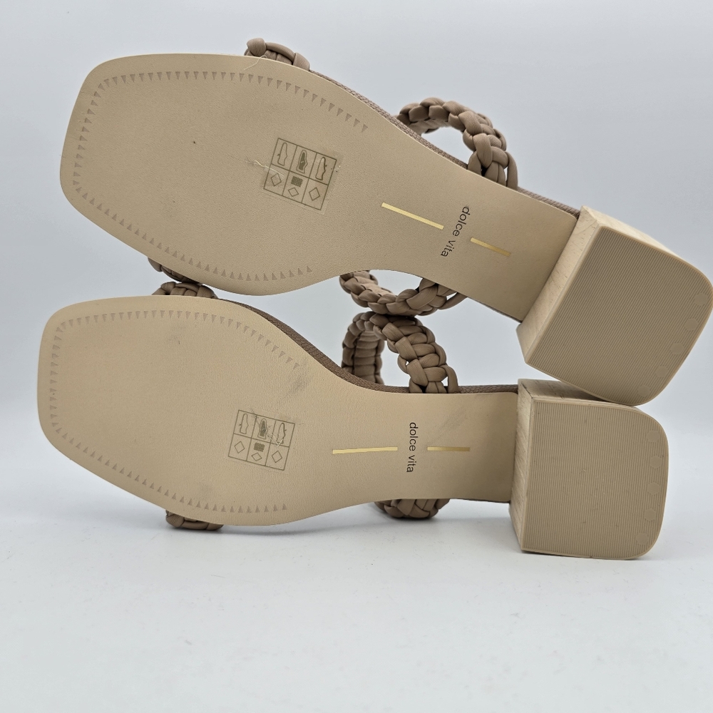 NWOT Dolce Vita Women's Zeno Heeled Sandals, Cafe Stella, Size 10 - Picture 11 of 16